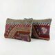 Set of 2 vintage kilim cushion covers 36x51 cm