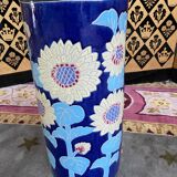 Umbrella holder in faience