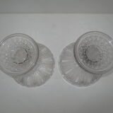 Duo of crystal cuts val saint lambert belgique