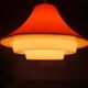 Vintage orange plastic suspension 1980 Lakro
