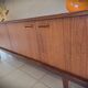 Mid-century Scandinavian teak sideboard design