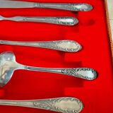 Set of 5 stainless steel serving utensils Amefa vintage