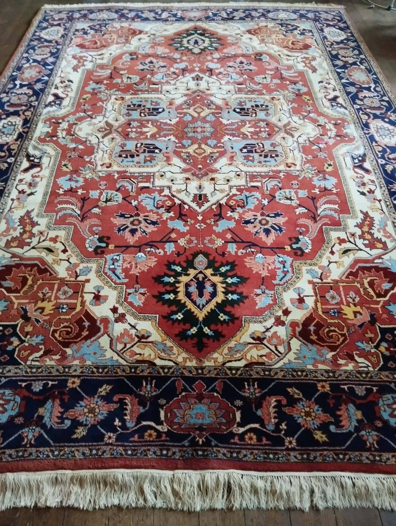 Tapis Indo Heriz fait main 318x223cm