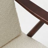 Boucle armchair, Boomerang model, 60s