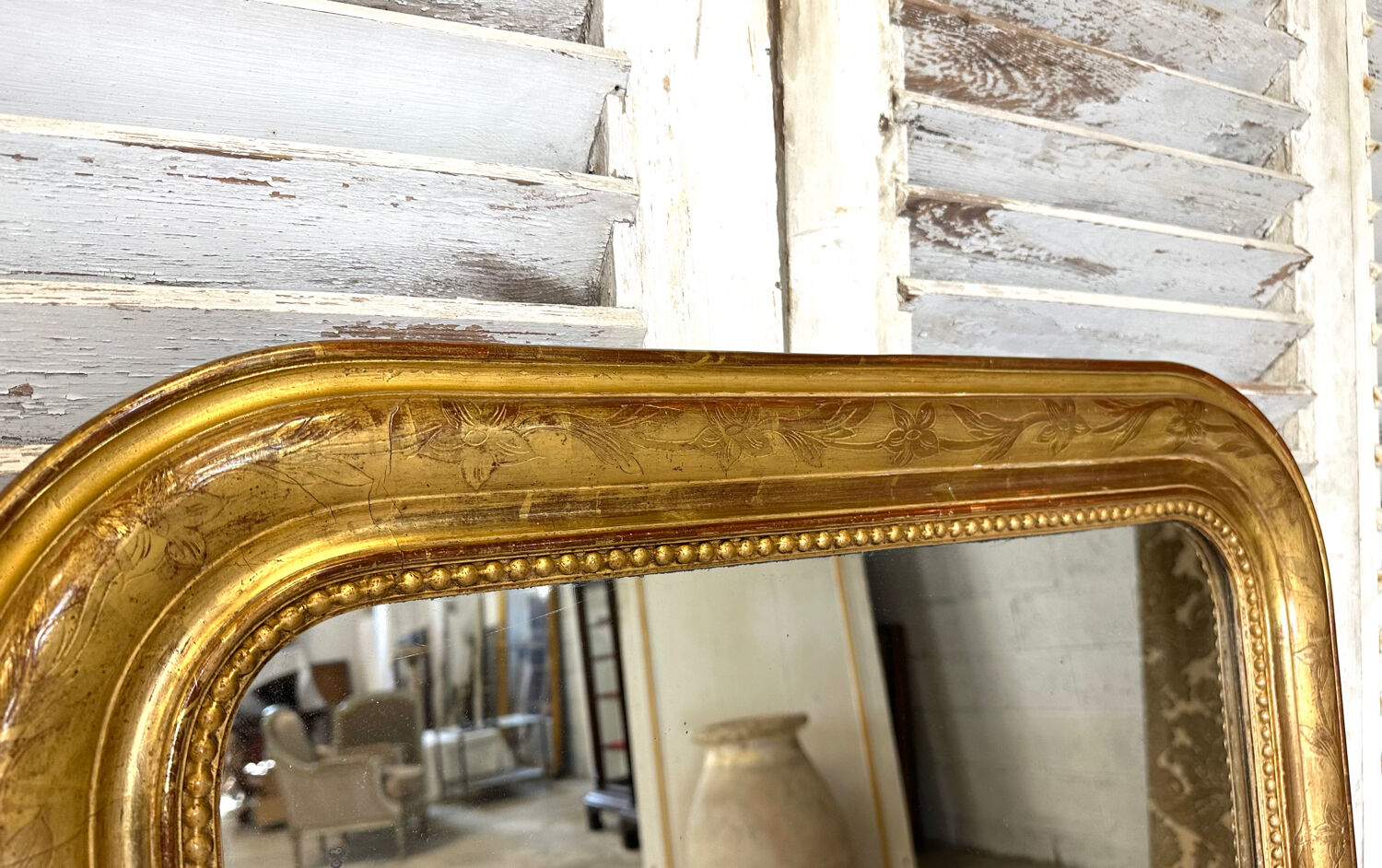 Louis Philippe gilded mirror 19th century