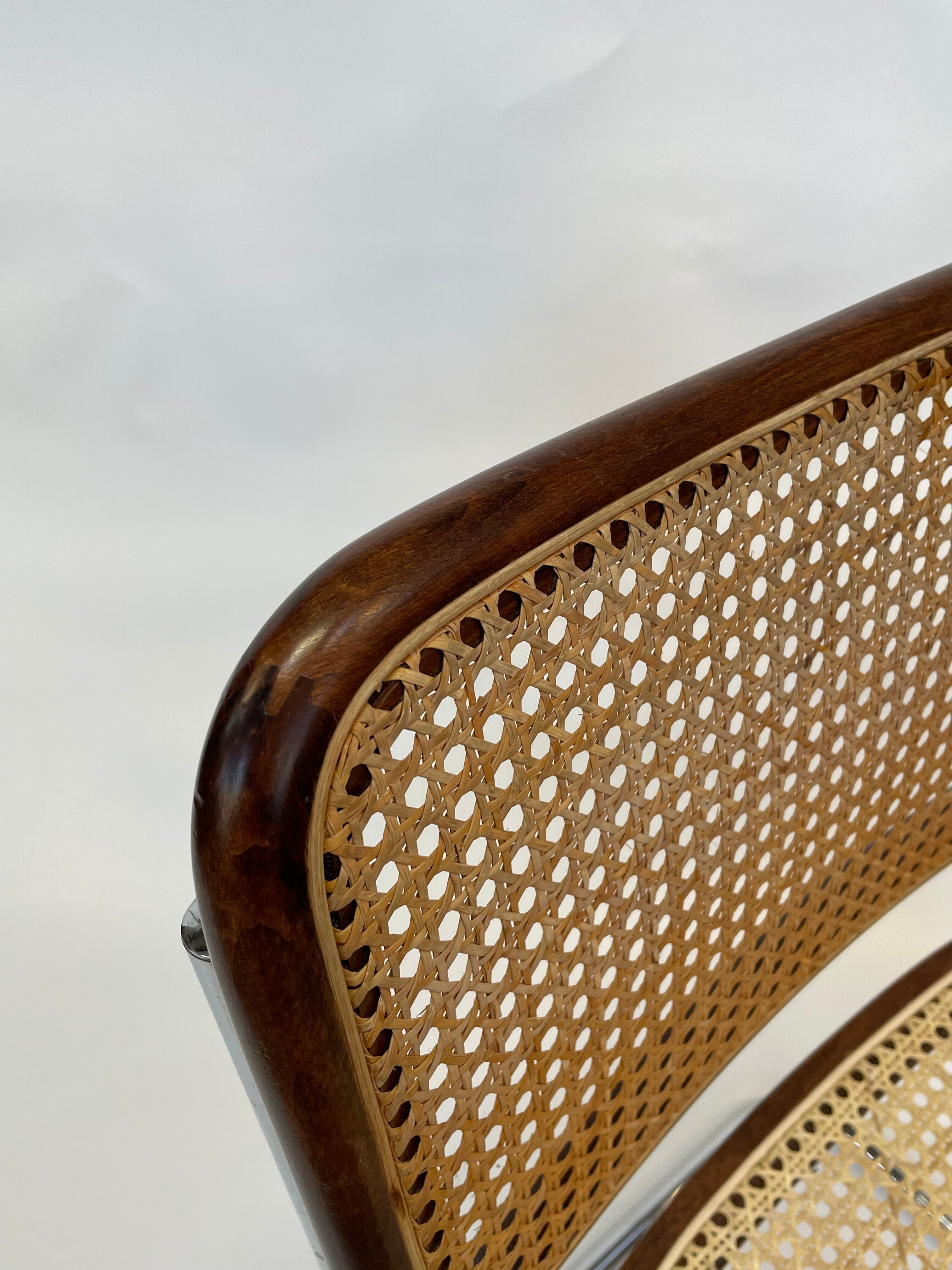 Chaise Cesca modèle b32 de Marcel Breuer