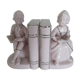 Serre livres en porcelaine