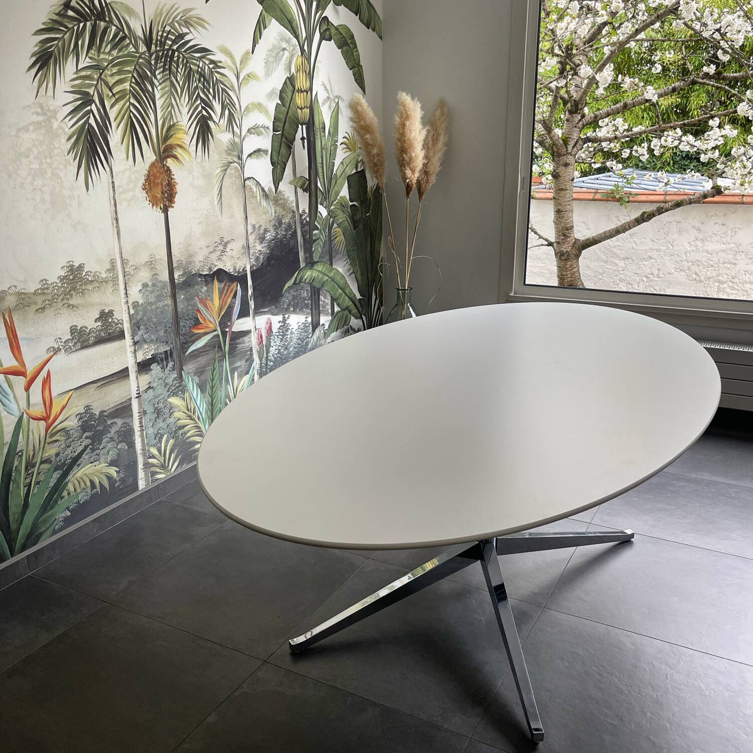 Knoll oval table 198cm