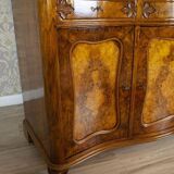 Rococo Revival Sideboard in Walnut and Veneer, 1850