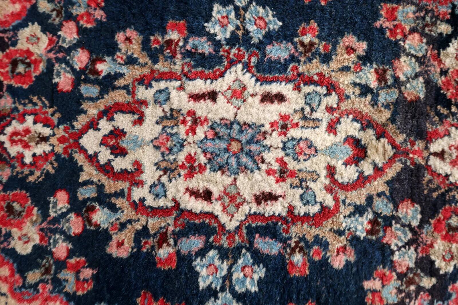 Handmade antique Persian Hamadan rug 71cm x 106cm, 1920s