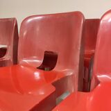 Set of 6 Universale 4867 Chairs by Joe Colombo for Kartell
