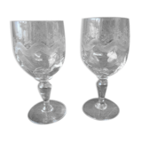 2 Portieux water glasses Emma style
