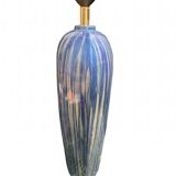 Blue ceramic table lamp base