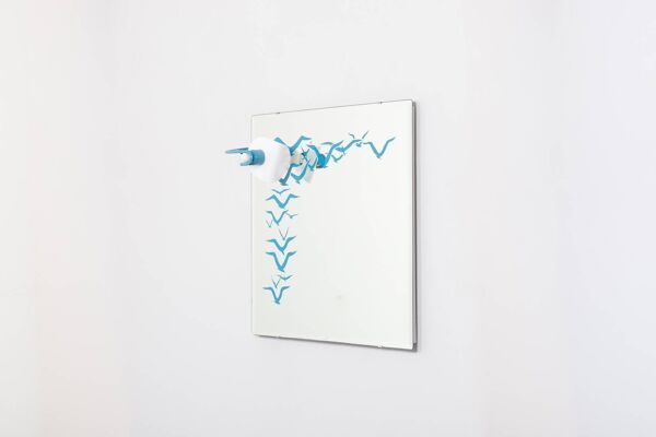 Miroir Mural Moderne Italien de Linea Arte, 1960s