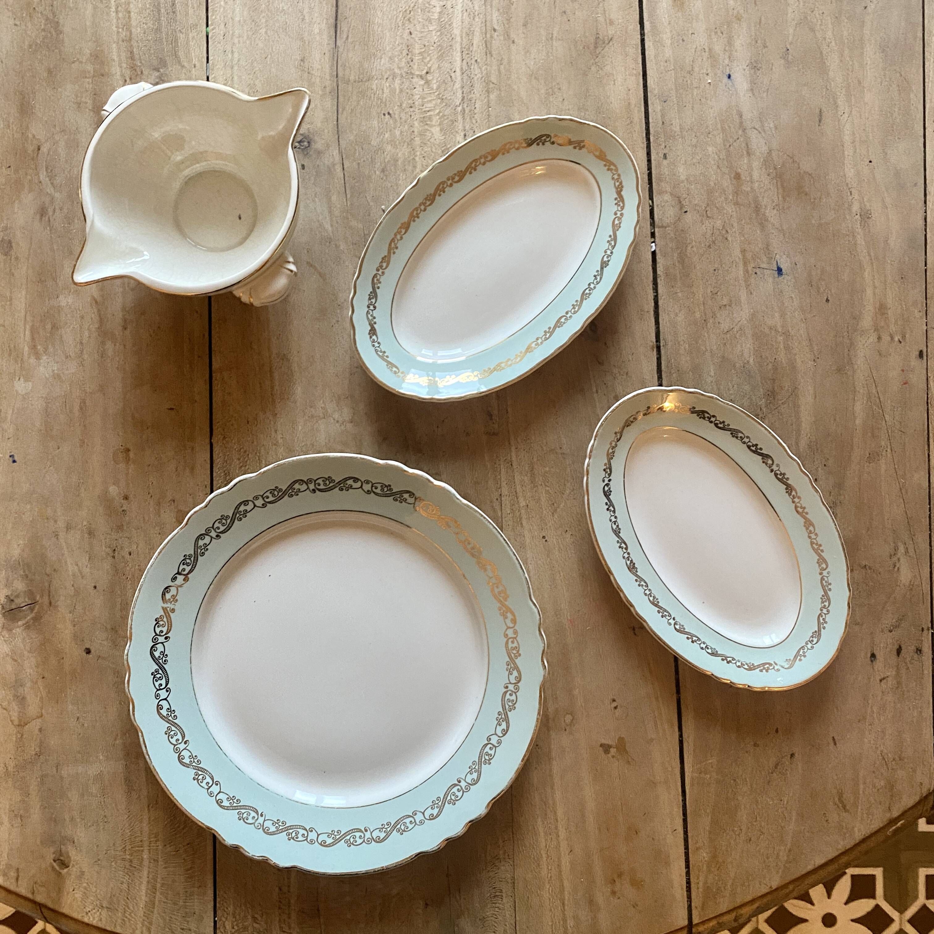 Set of 4 vintage Seville model serving dishes from Moulin des Loups
