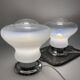 Pair of "Sfumato" Space Age lamps – 1970s