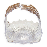 Vintage chic crystal art centrepiece fruit bowl