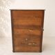 Antique children's wardrobe, patinated – 19th century – 116 × 85 × 57 cm