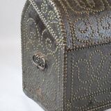 Studded Leather-Wrapped Dome Chest, 18th