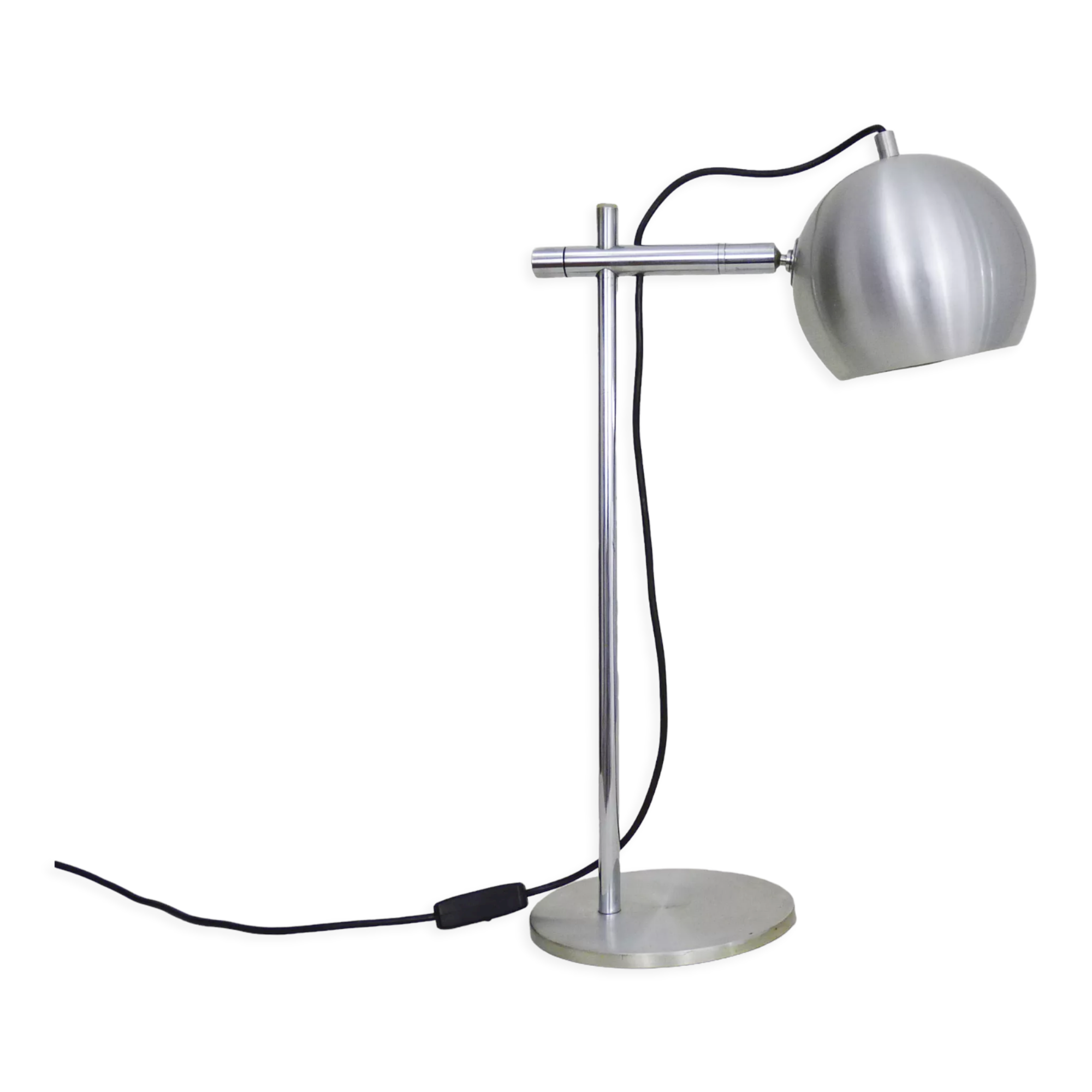 Desk lamp vintage eyeball france, adjustable globe. circa 1970'