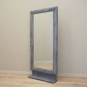 Mirror in beech frame, Danish design, 1960s, production: Denmark