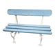 2-seater cast iron garden bench from the 19th century