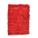 Tapis vintage kilim surteint rouge en laine 100 %, 138x189 cm