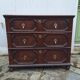 Jacobean style wooden chest of drawers