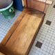 Wooden chest bench