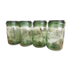 Old green jars