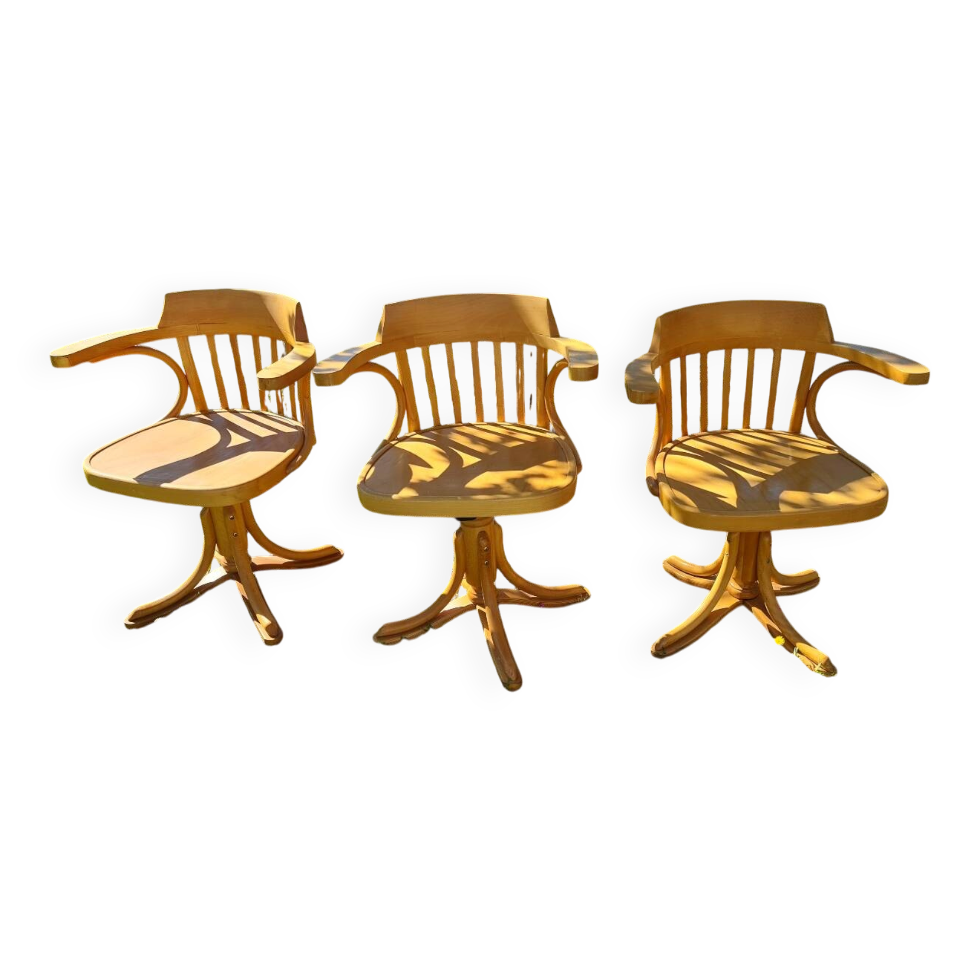 3 thonet office chairs for zmg radomsko unit price