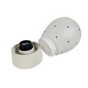Philips - Flush Mount - Ceiling Light - Dot Pattern - Opaline - 1950s