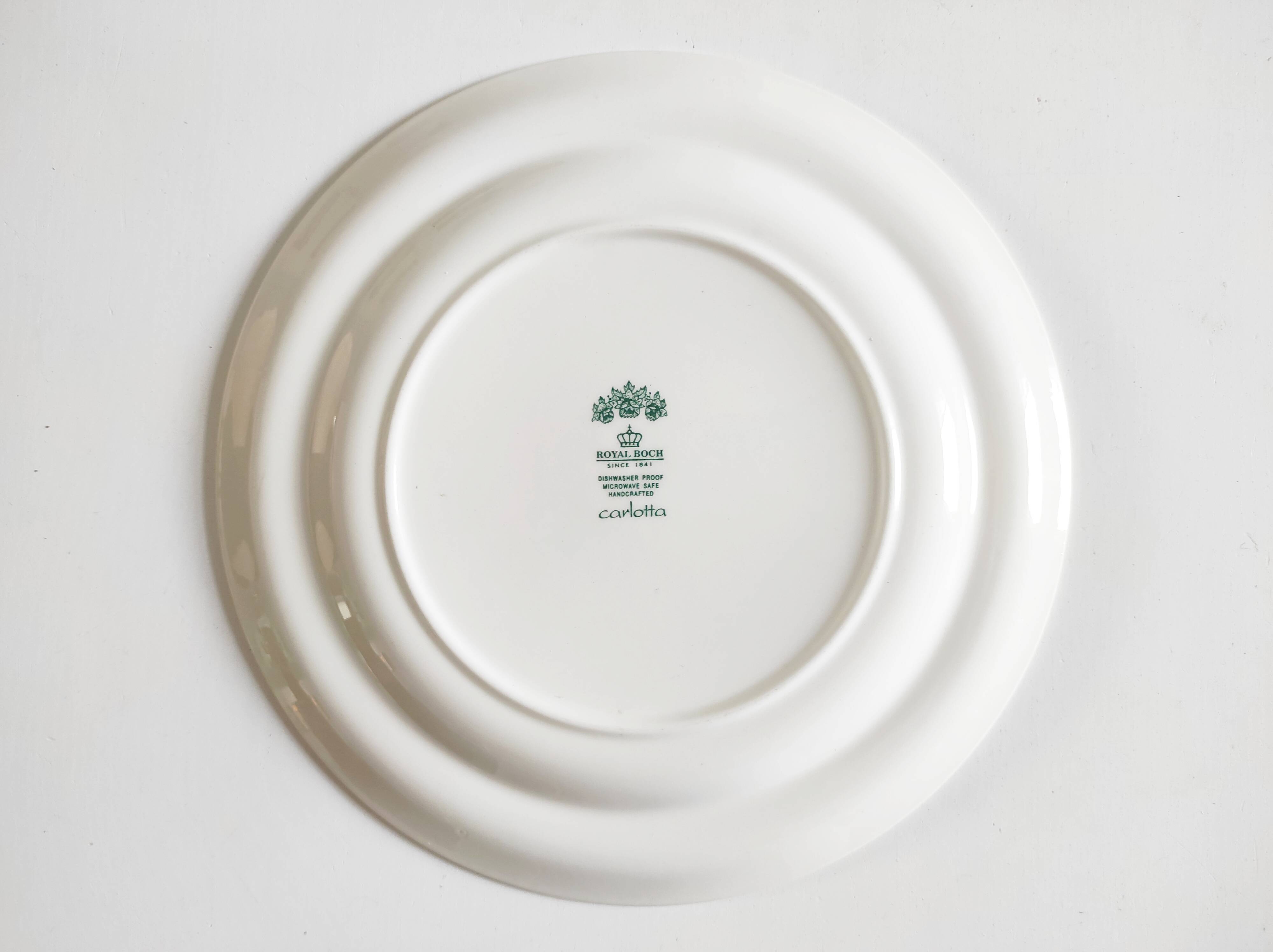 Plat en faïence Royal Boch modèle Carlotta