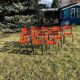 Lot de 12 chaises métal
