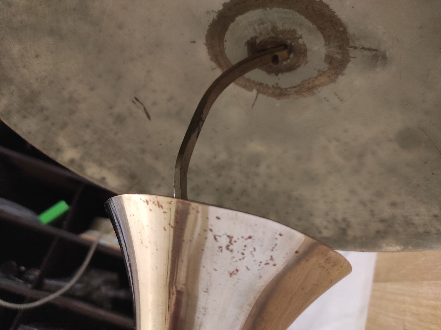 Metal mushroom lamp circa 1920 1940