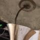 Lampe champignon en métal vers 1920 1940