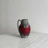 Small textured ceramic pitcher or vase