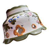 Lampe fleur barbotine