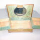 Marquetry jewellery box with foliage decoration