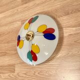 Grande applique verre Design scandinave 1950.