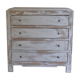 Chest of drawers white patina