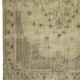 Large Vintage Turkish Carpet Medallion Beige 335 x 223 cm