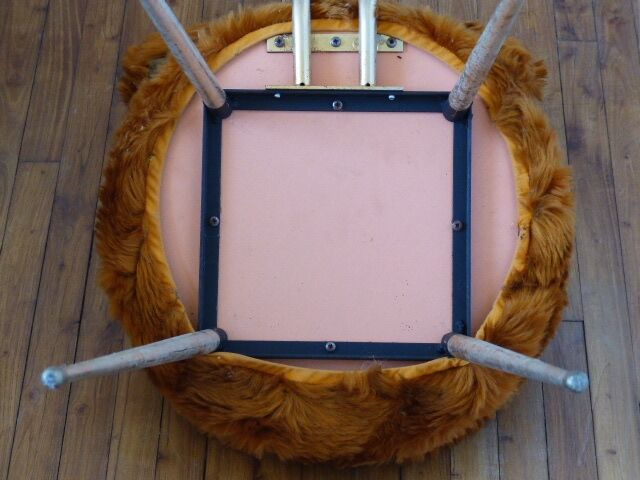 Pelfran orange brown chair in the 1960s