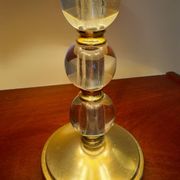 Adnet style glass ball lamp from the 60s