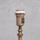 Pair of Leather and Brass Mid-Century Einar Bäckström Floor Lamps