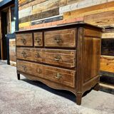 19th-century oak chest of drawers