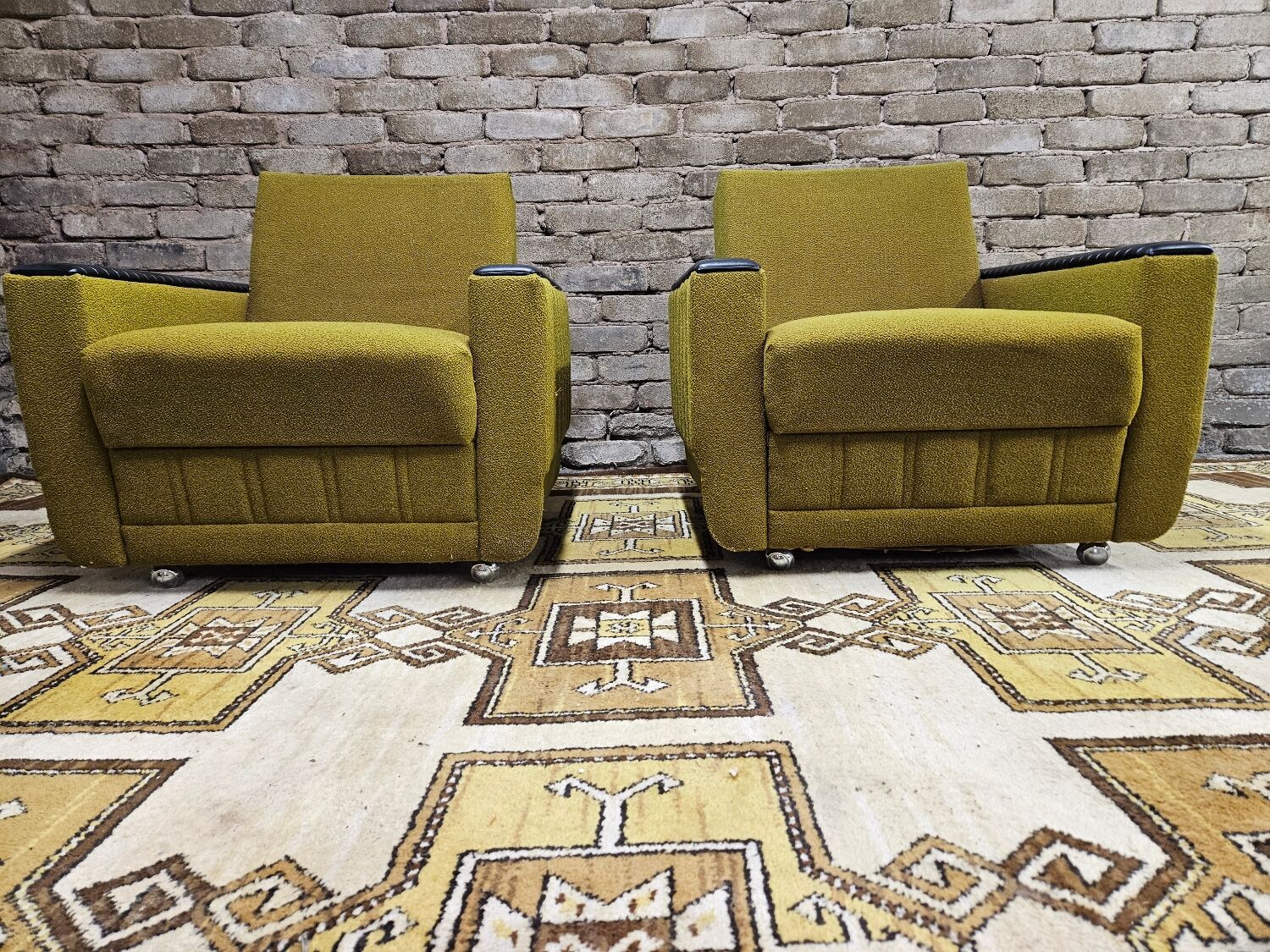 Pair of vintage armchairs 1960s