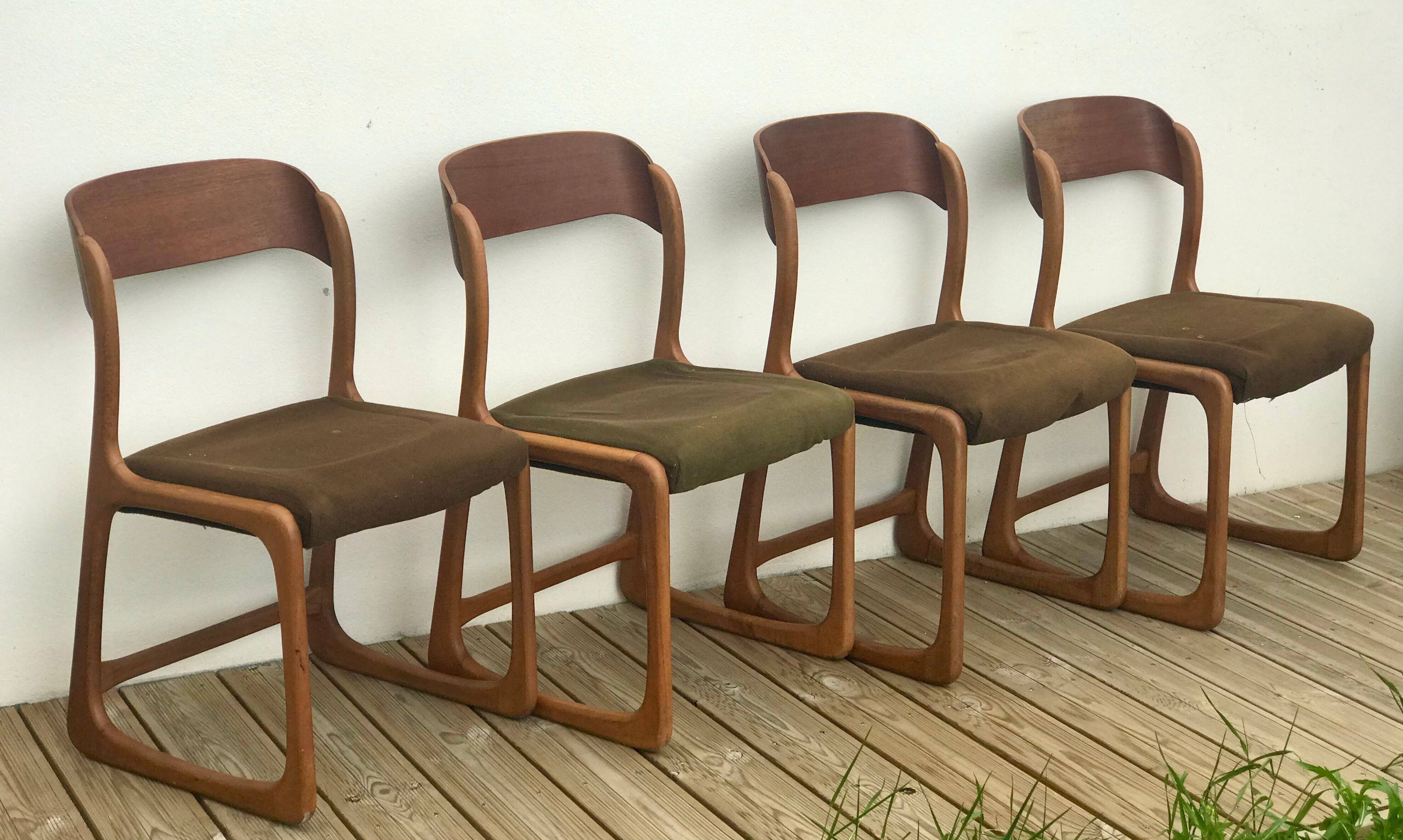 Baumann sleigh chairs
