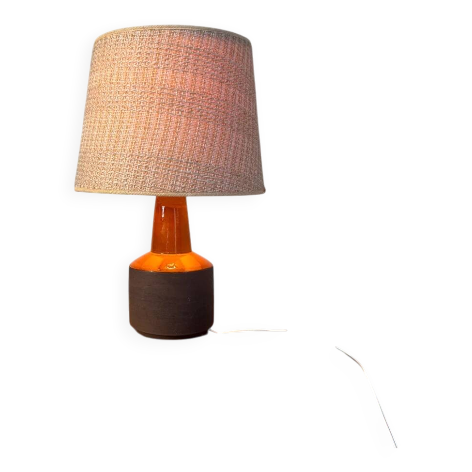 Lehmann Keramik ceramic table lamp, 1970s