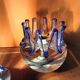 Murano glass wall lights by Carlo Nason for Mazzega